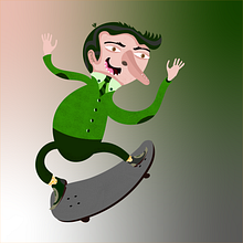 Mi proyecto del curso: Ilustración de personajes con estilo. Traditional illustration, and Character Design project by Pablo Quiroga Muñoz - 04.20.2021