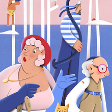 My project for course: Character Exploration for Expressive Illustration. Traditional illustration, Character Design, Drawing, and Digital Illustration project by valleriiart - 01.11.2023