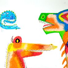 My project for course: Illustration Techniques to Unlock your Creativity. Design, Traditional illustration, Fine Arts, Painting, Creativit, Creating with Kids, and Sketchbook project by meekeetza - 01.12.2023