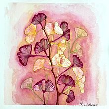 Meu projeto do curso: Técnicas de aquarela negativa para ilustração botânica. Un proyecto de Ilustración tradicional, Pintura a la acuarela e Ilustración botánica de Rute Bailao - 12.01.2023