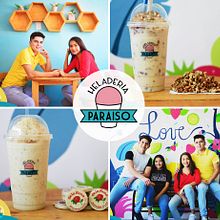 Branding, diseño y publicidad para Heladería. Un proyecto de Diseño gráfico, Publicidad, Fotografía, Redes Sociales, Diseño de logotipos, Br, ing e Identidad y Pintura de Mariana Franco - 12.01.2023