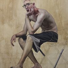 Self Portrait with a Toothache. Un projet de Beaux Arts , et Peinture de Aidan Barker-Hill - 12.01.2023
