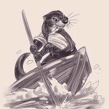 Inktober 2022. Traditional illustration, Character Design, Sketching, Drawing, Digital Illustration, Concept Art, and Artistic Drawing project by Grace Beauban - 10.20.2022