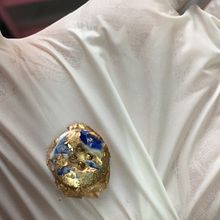 Botones kintsugi para proyecto de moda. Arts, Crafts, Fine Arts, Ceramics, and DIY project by Betty Chan - 01.13.2023
