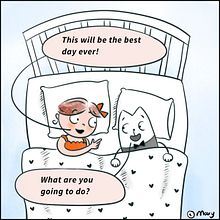 Mijn project van de cursus: Grafische humor: geef ons onze dagelijkse strip Ein Projekt aus dem Bereich Traditionelle Illustration, Comic, Bleistiftzeichnung, Zeichnung und Erzählung von Mary Welter - 13.01.2023