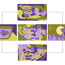 Fish needs to break free. Animation, 2D Animation, and Digital Illustration project by Brigitte Gijsman - 02.03.2023