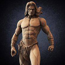 Tarzan 3D Model sculpted by Yacine BRINIS Ein Projekt aus dem Bereich 3D von Yacine BRINIS - 13.01.2023