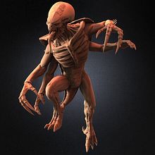 Warhammer Genestealer Volume 01 sculpted by Yacine BRINIS. Een project van 3D van Yacine BRINIS - 13.01.2023
