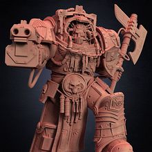 Warhammer Librarian sculpted by Yacine BRINIS. Een project van 3D van Yacine BRINIS - 13.01.2023
