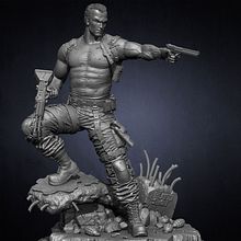 Bloodshot Valiant Comics sculpted by Yacine BRINIS Ein Projekt aus dem Bereich 3D von Yacine BRINIS - 13.01.2023