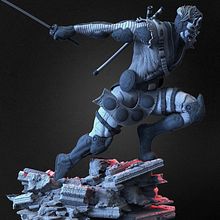 Ninjak Valiant Comics sculpted by Yacine BRINIS Ein Projekt aus dem Bereich 3D von Yacine BRINIS - 13.01.2023
