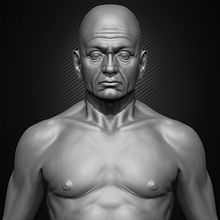 Old Man Basemesh 3D Model By Yacine BRINIS Anatomy Ein Projekt aus dem Bereich 3D und 3-D-Modellierung von Yacine BRINIS - 13.01.2023