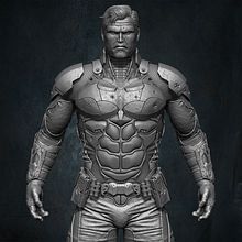 Batman Arkham Knight Warner Bros Vol 01 Sculpted by Yacine BRINIS. Een project van 3D,  3D-modellering y 3D-karakterontwerp van Yacine BRINIS - 13.01.2023