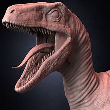 Jurassic World The Raptor sculpted by Yacine BRINIS. Een project van 3D,  3D-modellering y 3D-karakterontwerp van Yacine BRINIS - 13.01.2023