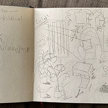 Mein Abschlussprojekt für den Kurs: Das Skizzenbuch als Erkundungsreise: Finde deinen Zeichenstil. Projekt z dziedziny Trad, c, jna ilustracja, Sketching, Kreat, wność,  R, sunek, Malowanie akwarelą, Sketchbook i Malowanie gwaszami użytkownika _bianca_ - 13.01.2023
