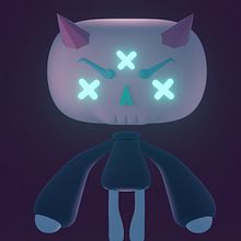 Mi proyecto del curso: Creación de personajes kawaii en 3D con Blender . Un progetto di Illustrazione tradizionale, Character design, Illustrazione digitale, Modellazione 3D e Manga di Dead Amigo - 11.01.2023
