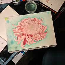 Still painting this flower . Painting project by sara_dingel - 01.14.2023