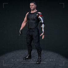 Night City Police officer - Cyberpunk 2077 Fan Art Ein Projekt aus dem Bereich Videospiele von Sebastian Parra Aragon - 13.01.2023