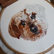 Charlie. Embroider, and Fine Arts project by Santo Cielo - 01.09.2023