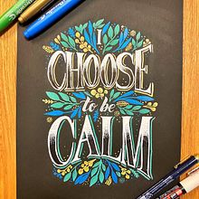 My project for course:  Intro to Hand-Lettering for Inspirational Quotes. Un projet de T, pographie, Calligraphie, Lettering, Design t, pographique , et Lettering manuel de m_just_tryingsomethingnew - 11.01.2023