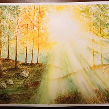 Il mio progetto del corso: Paesaggi incantevoli ad acquerello: dipingi con la luce. Projekt z dziedziny  Malarstwo i Malowanie akwarelą użytkownika alecesarato46 - 14.01.2023
