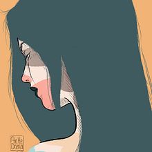Perfiles. Un proyecto de Ilustración tradicional, Ilustración digital, Dibujo, Dibujo de Retrato y Dibujo digital de AnHedonia Arts - 14.01.2023