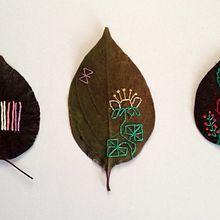 Extraordinary Embroidery: Explore Alternative Organic Materials. Un proyecto de Bordado y Diseño textil de le_benes - 15.01.2023