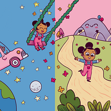 Meu projeto do curso: Ilustração infantil para publicações editoriais. Un progetto di Illustrazione tradizionale, Character design, Illustrazione digitale, Illustrazione infantile e Illustrazione editoriale di Alexsaymour Batista - 15.01.2023