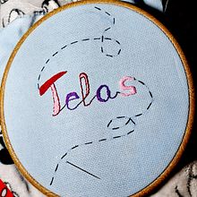 Mi proyecto del curso: Letras bordadas: el hilo como herramienta gráfica. Embroider, and Textile Design project by gunadabe - 01.21.2023
