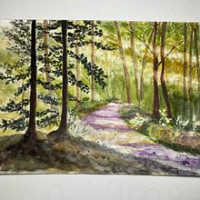 Mon projet du cours : Paysages oniriques à l'aquarelle : capturez la lumière. Un proyecto de Pintura y Pintura a la acuarela de cormier_susanne - 15.01.2023