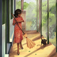 My project for course: Cinematic Digital Illustration with Photoshop. Traditional illustration, Digital Illustration, and Concept Art project by Edmunda Easta - 01.16.2023