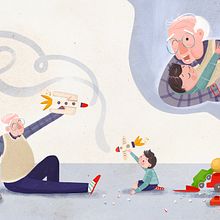 Silent Books with UNICEF Turkey. Traditional illustration, and Picturebook project by Gozde Eyce - 01.16.2023