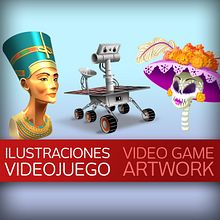 Ilustraciones videojuego. Un proyecto de Ilustración tradicional, Diseño de juegos e Ilustración digital de José Antonio Álvarez Pacios - 16.01.2023