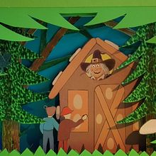 Mein Abschlussprojekt für den Kurs: Papercut: Verwandle Papier in Szenerien voller Tiefe. Traditional illustration, Arts, Crafts, Paper Craft, Stor, telling, Bookbinding, Children's Illustration, and DIY project by Ulrich Ludwig - 01.16.2023