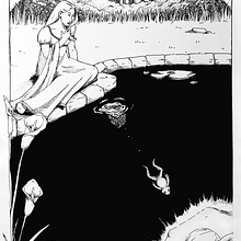 Meu projeto do curso: Ilustração de contos de fadas com bico de pena e tinta Ein Projekt aus dem Bereich Zeichnung, Artistische Zeichnung und Illustration mit Tinte von Victória Naomi - 16.12.2022
