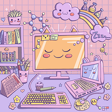 My project for course: Designing Kawaii Worlds: Spread Joy Through Illustration. Character Design, Digital Illustration, and Manga project by petrusevich_l - 01.15.2023