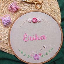 Meu projeto do curso: Técnicas básicas para bordado de letras. Un proyecto de Bordado y Diseño textil de Suelen Canei - 14.01.2023