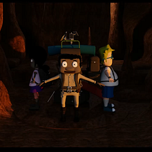 Plinio Pepeu and Pepita Adventures. Design, 3D, Animation, Video, TV, Rigging, 3D Animation, 3D Modeling, Concept Art, and 3D Design project by Fernando Marcók - 01.15.2023