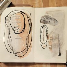 My project for course: Artist's Sketchbook for Imaginary Trips. Fine Arts, Creativit, Drawing, and Sketchbook project by hannahkarins - 01.17.2023