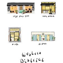 My project for course: Colorful City Portraits: Illustrate Your Favorite Place. Traditional illustration, Infographics, Drawing, Digital Illustration, and Digital Painting project by Belly Lau - 01.15.2023