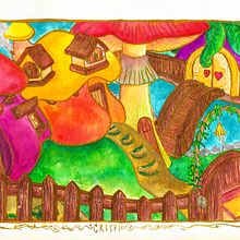 Meu projeto do curso: Ilustração em aquarela com influência japonesa. Traditional illustration, Drawing, and Watercolor Painting project by Brigit Crispi - 01.17.2023