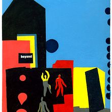 Beyond. Traditional illustration, Screen Printing, Gouache Painting, Paper Craft, Arts, Crafts, Collage, and Creativit project by Dimah Jarroff - 01.17.2023