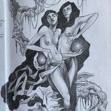 My project for course: Drawing From Imagination with Graphite and Charcoal . Un proyecto de Ilustración tradicional, Bellas Artes, Dibujo a lápiz, Dibujo, Dibujo artístico y Dibujo anatómico de shannaxvx - 17.01.2023