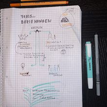 My project for course: Sketchnoting: Toxische Beziehungen. Communication project by Teresa Chrapowicka - 01.17.2023