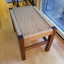 My project for course: Furniture Design: Introduction to Danish Cord Weaving. Un progetto di Artigianato, Design e creazione di mobili, Interior design, Interior Design, Fiber Art, Upc e cling di cingo - 18.01.2023
