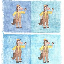 Las Vacaciones del Rey - Proyecto del curso: Ilustración de portadas para libros infantiles. Un progetto di Illustrazione tradizionale, Pittura, Bozzetti, Disegno, Pittura ad acquerello, Illustrazione infantile, Illustrazione editoriale e Albo illustrato di Laura Nieto Bruña - 26.10.2022