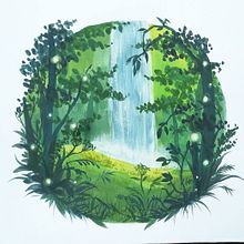 My project for course: Painting Atmospheric Landscapes with Gouache. Un projet de Illustration traditionnelle, Peinture , et Peinture gouache de Anna - 18.01.2023