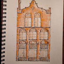 West Village appartement . Een project van  Schetsen,  Tekening,  Architecturale illustratie, Sketchbook y  Illustratie met inkt van Jean-françois de Villemure - 18.01.2023