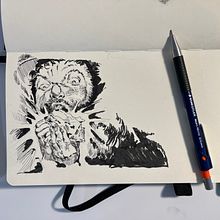 Trabajo Hª de arte/Cultura Audiovisual - Dibujos a tinta. Traditional illustration, Pencil Drawing, Artistic Drawing, Comic & Ink Illustration project by W4D - 01.18.2023