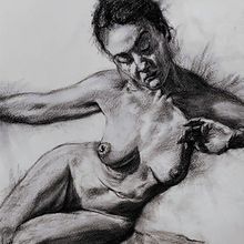 Mi proyecto del curso: Principios de dibujo anatómico con carboncillo. Fine Arts, Drawing, Realistic Drawing, and Figure Drawing project by Luis Castro - 01.18.2023